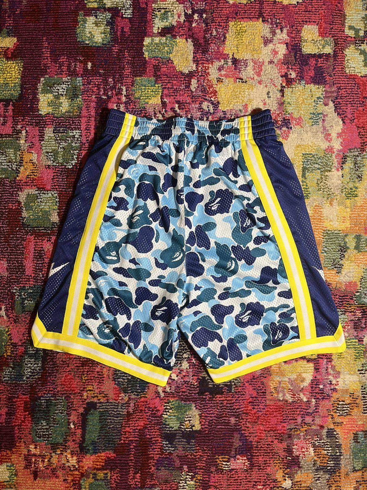 Bape Bape Basketball Wide Leg Shorts XL Size US 34 / EU 50 - 2 Thumbnail