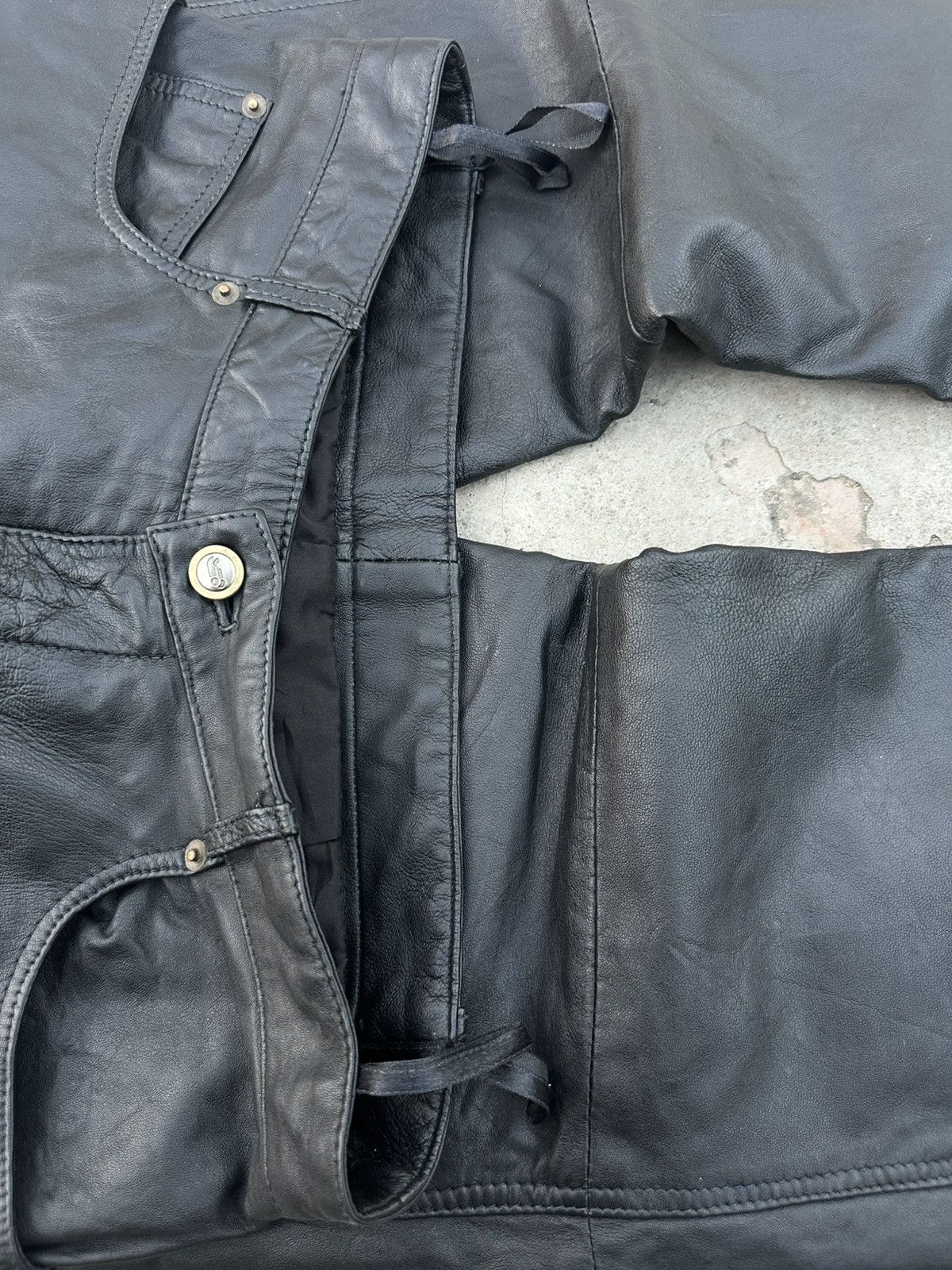 Genuine Leather Y2K Yessica Genuine Leather Pants Size US 31 - 10 Thumbnail