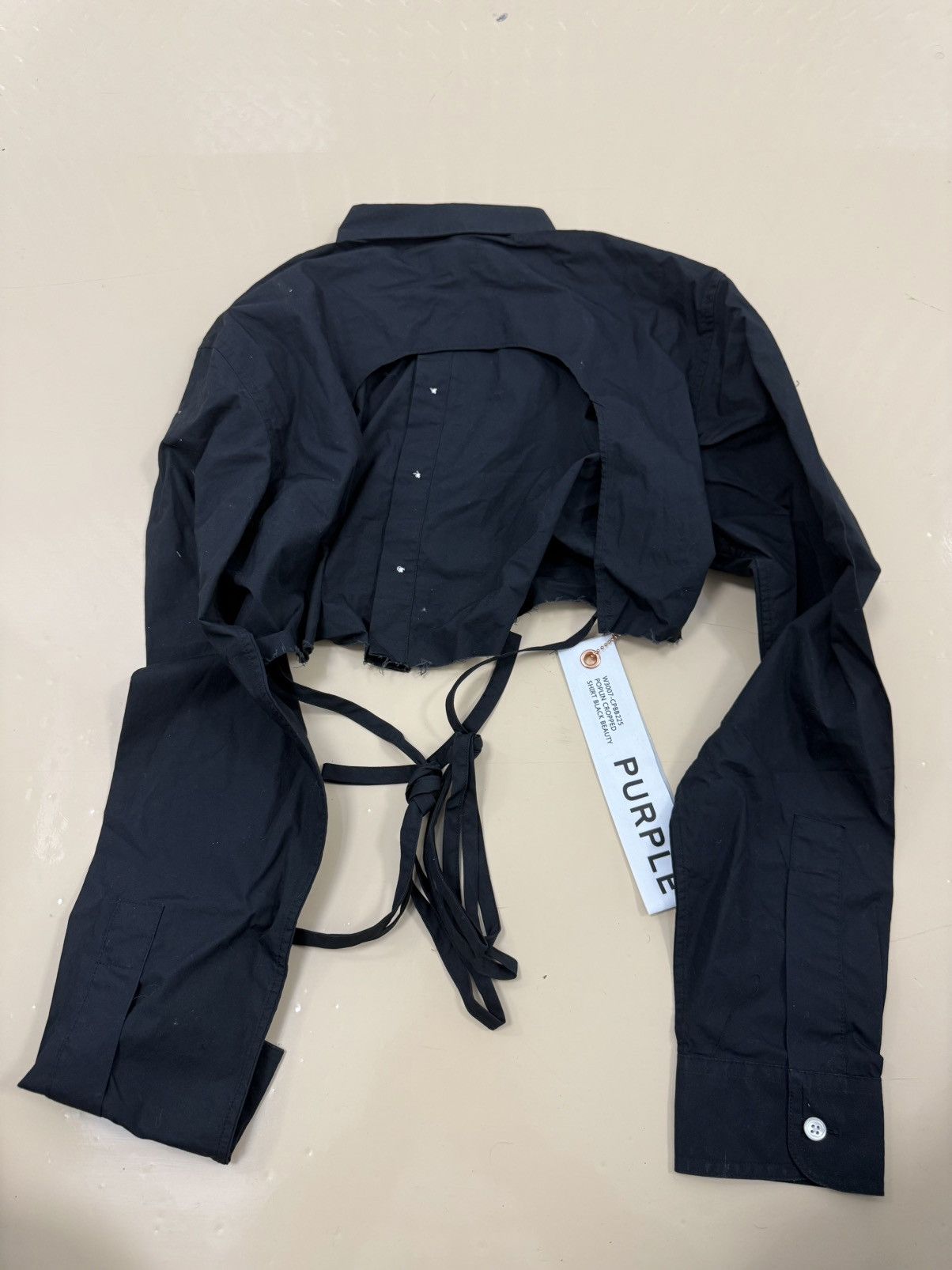 Other Purple Brand Poplin Cropped Shirt Size S / US 4 / IT 40 - 4 Thumbnail