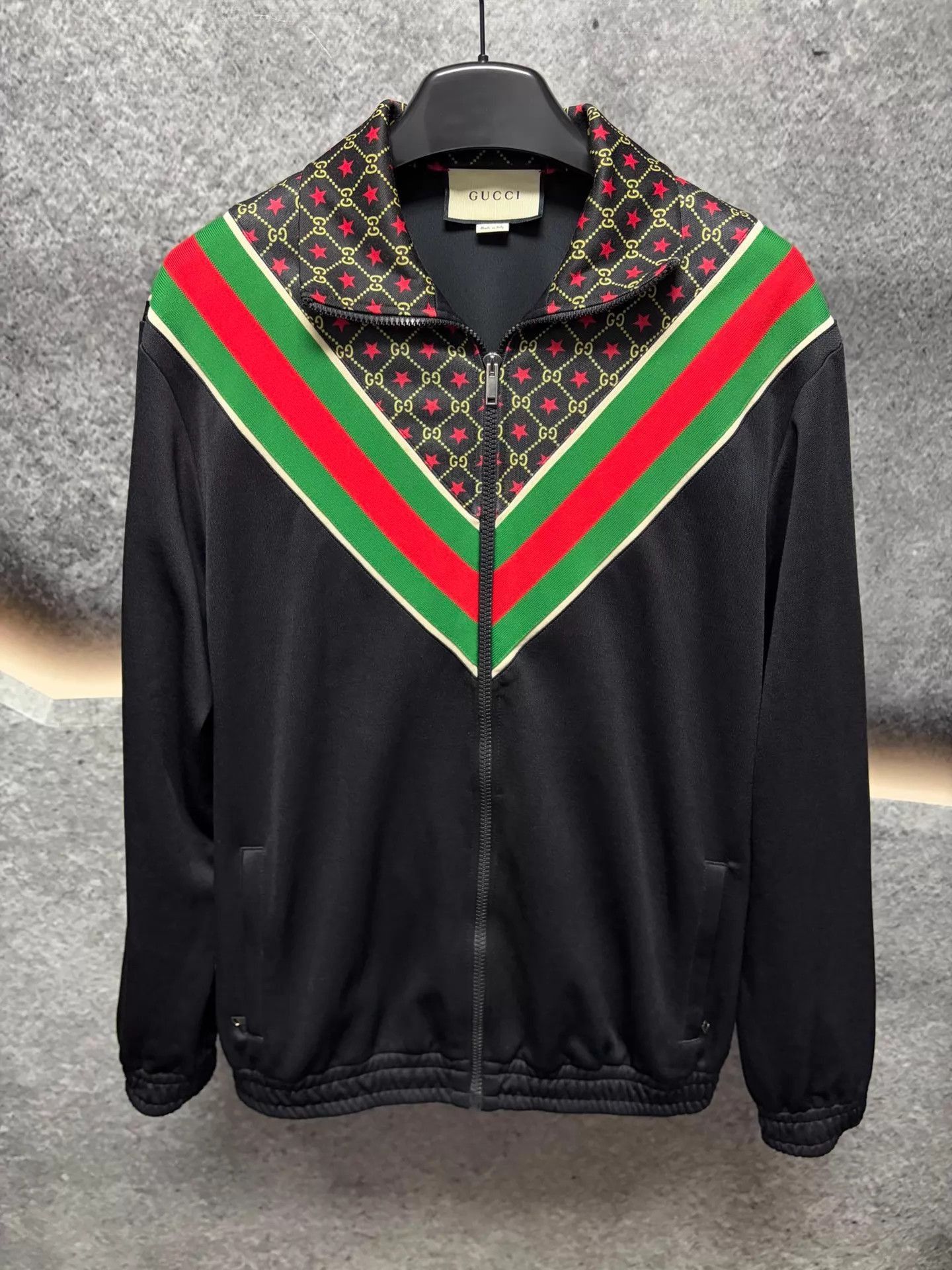 Gucci Multi Zip-Up Light Jacket with Star & Stripe Design Size US S / EU 44-46 / 1 - 1 Thumbnail