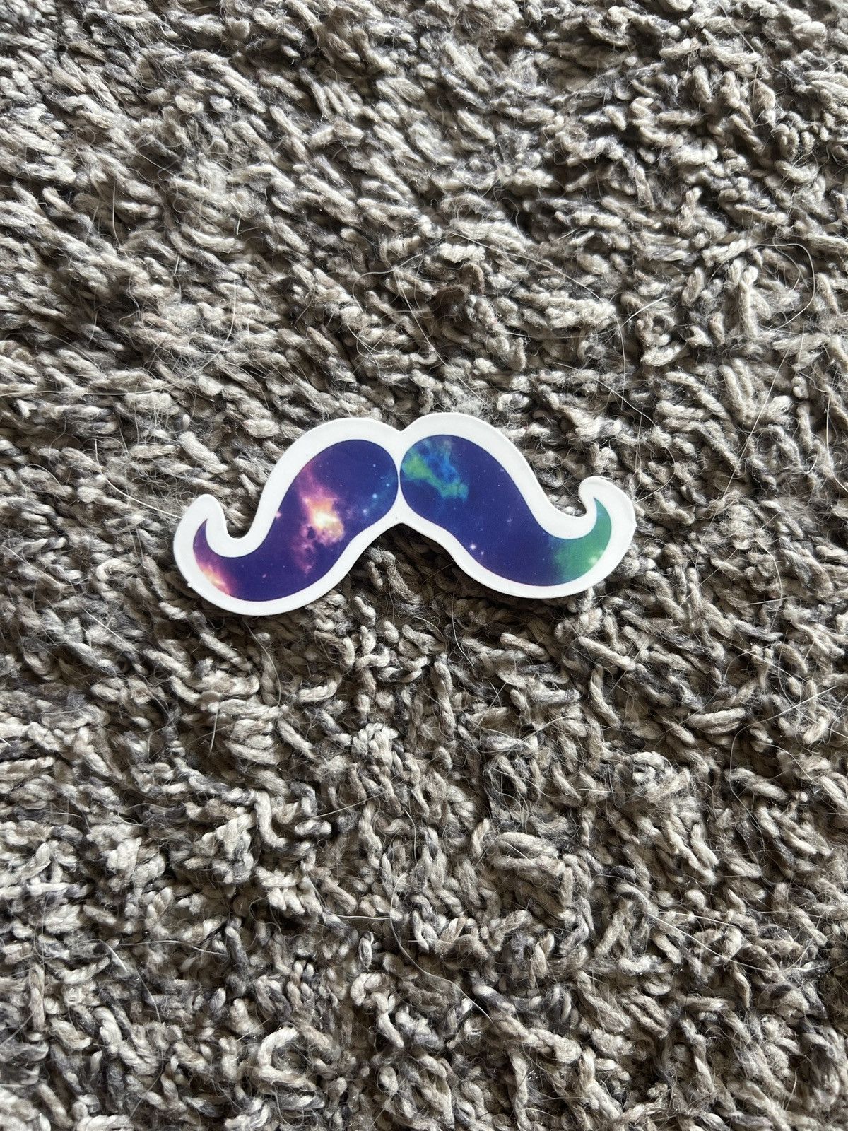 Hypebeast Galaxy Mustache Sticker Size ONE SIZE - 1 Thumbnail