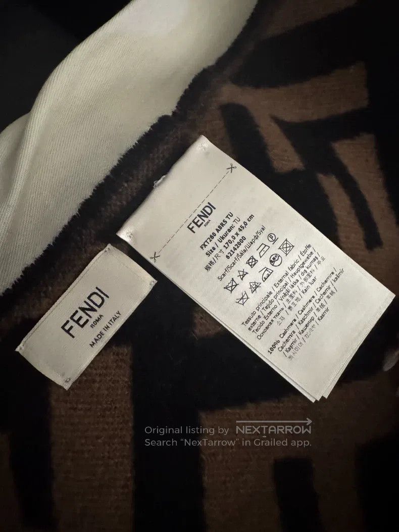 Fendi Fendi size 170*45cm Cashmere Version Size ONE SIZE - 5 Thumbnail