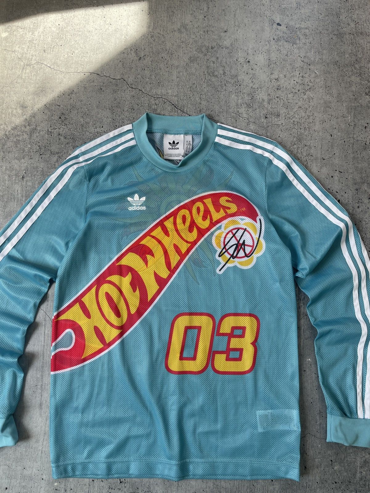 Adidas Adidas Sean Wotherspoon x Hot Wheels Mesh Longsleeve blue Size US XS / EU 42 / 0 - 3 Thumbnail