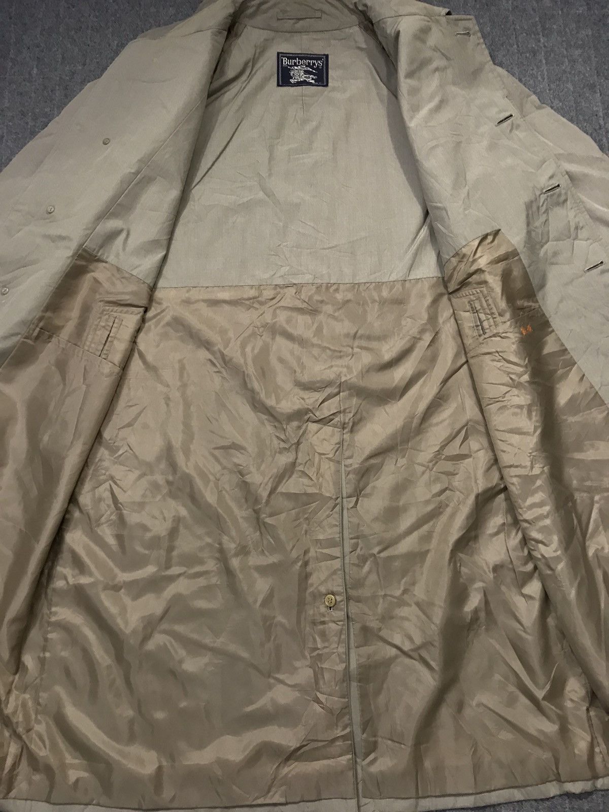 Burberry 90s Burberrys London Trench Coat Jacket Double Breasted Size US L / EU 52-54 / 3 - 5 Thumbnail