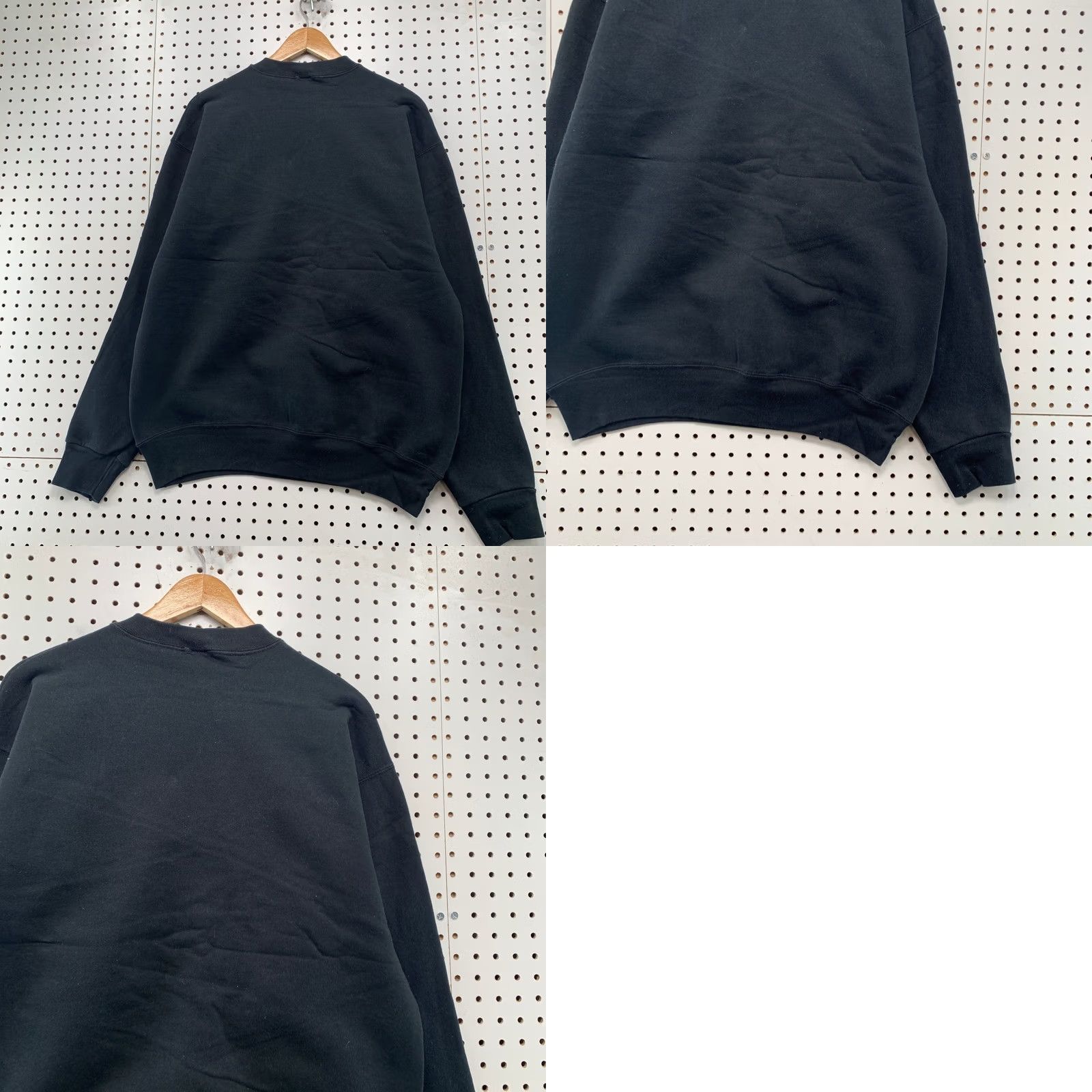 Fruit Of The Loom Vintage Elton John World Tour Sweatshirt Mens XL Black Embroidered Fleece Size US XL / EU 56 / 4 - 9 Thumbnail