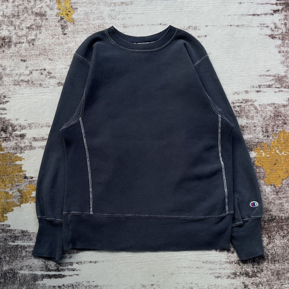 Champion VINTAGE CHAMPION REVERSE WEAVE PLAIN CREWNECK 90’s Size US M / EU 48-50 / 2 - 2 Thumbnail