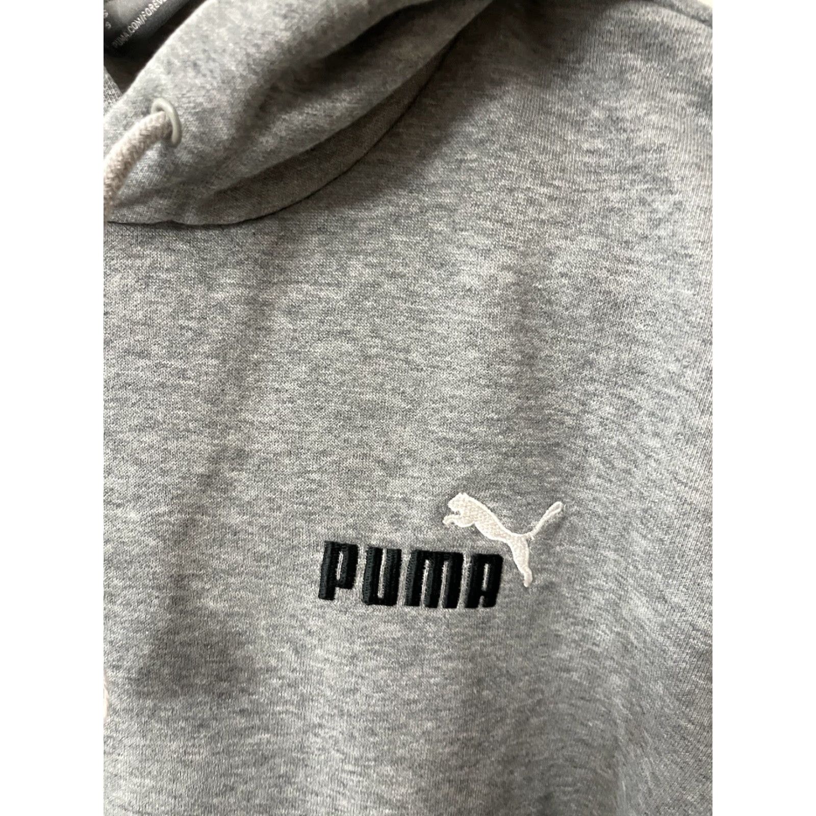 Puma PUMA Pullover Hoodie Shirt Mens Small Gray Logo Front Kangaroo Pocket 90s Athleisure Hoodie Mens Size US S / EU 44-46 / 1 - 3 Thumbnail