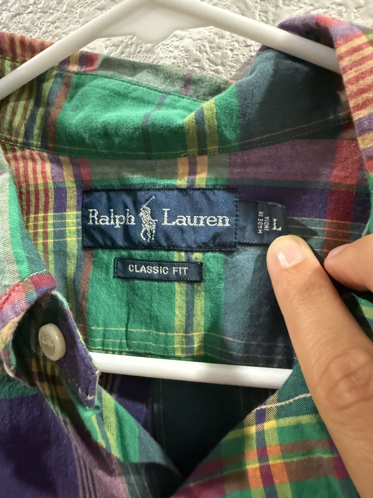 Polo Ralph Lauren Polo Ralph Lauren Green Button Up Size US L / EU 52-54 / 3 - 3 Thumbnail