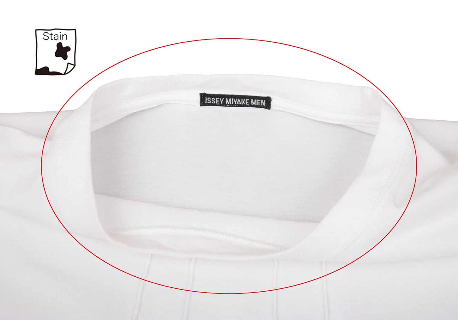 Issey Miyake Cotton Front Pleats T-Shirt in White Size M Size US M / EU 48-50 / 2 - 7 Thumbnail
