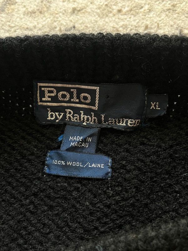 Polo Ralph Lauren Polo Ralph Lauren Scribble 1990s Sz XL Crewneck Size US XL / EU 56 / 4 - 7 Thumbnail