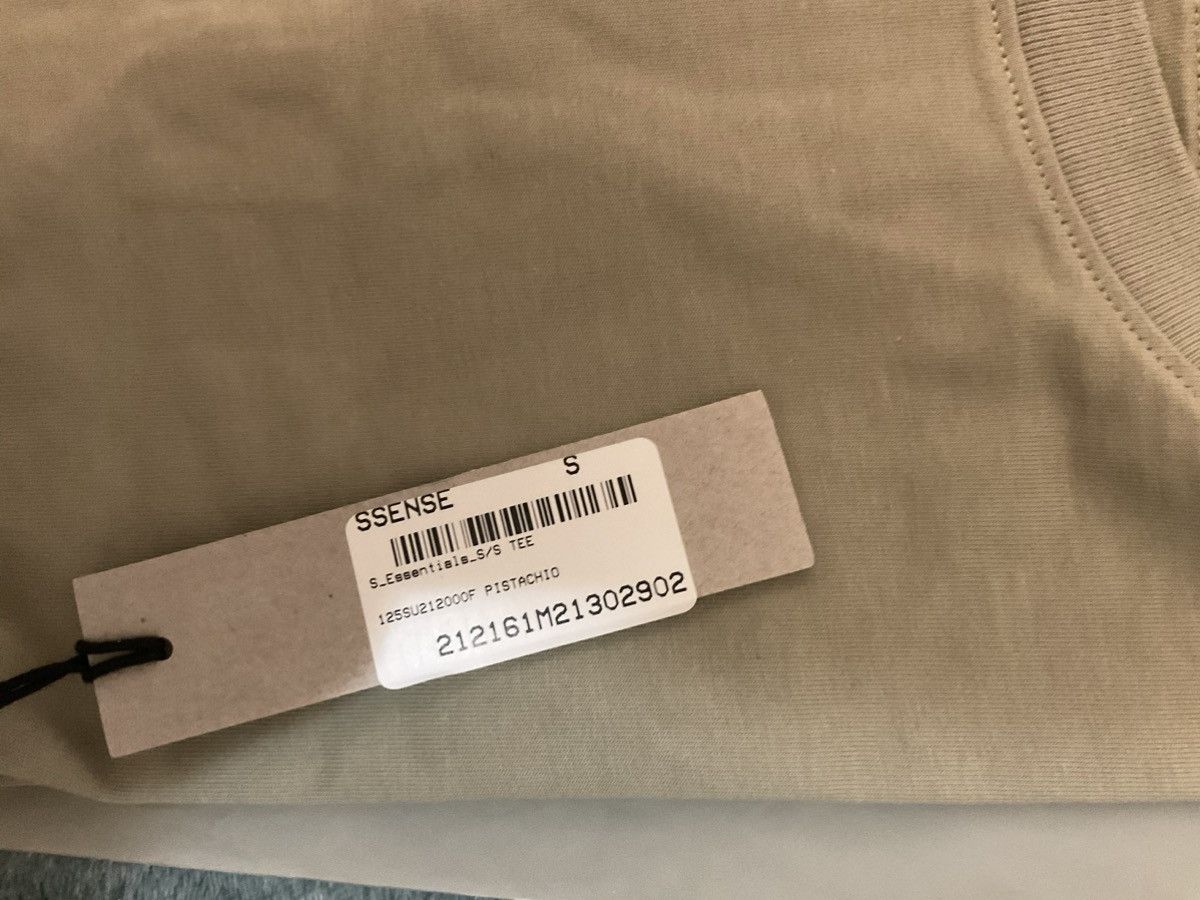 Fear of God Fear of God Essentials Short Sleeve Tee - Size S - Pistachio Size US S / EU 44-46 / 1 - 4 Thumbnail