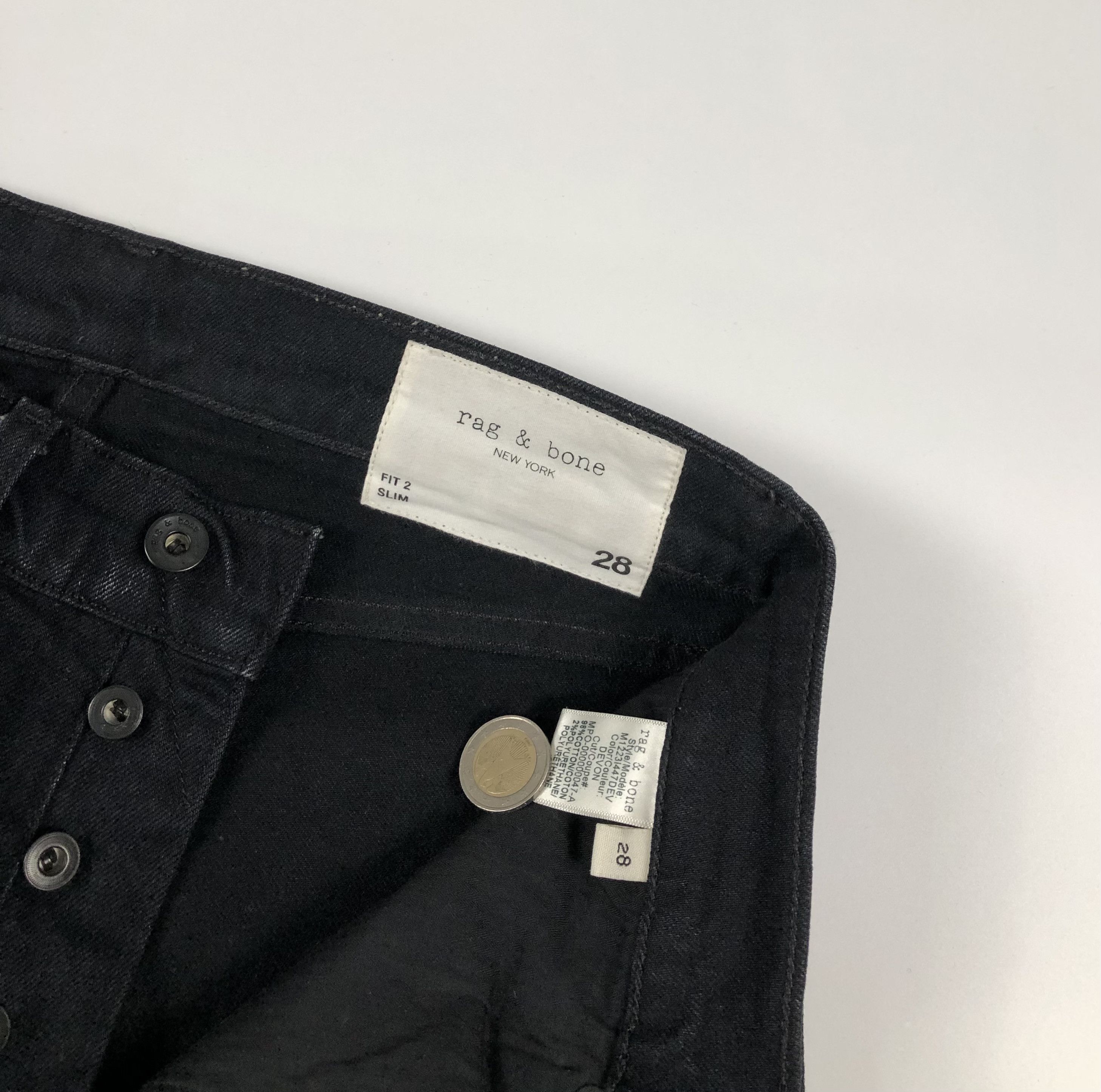 Rag & Bone Rag & Bone Devon Fit 2 Slim Denim Size US 28 / EU 44 - 7 Thumbnail