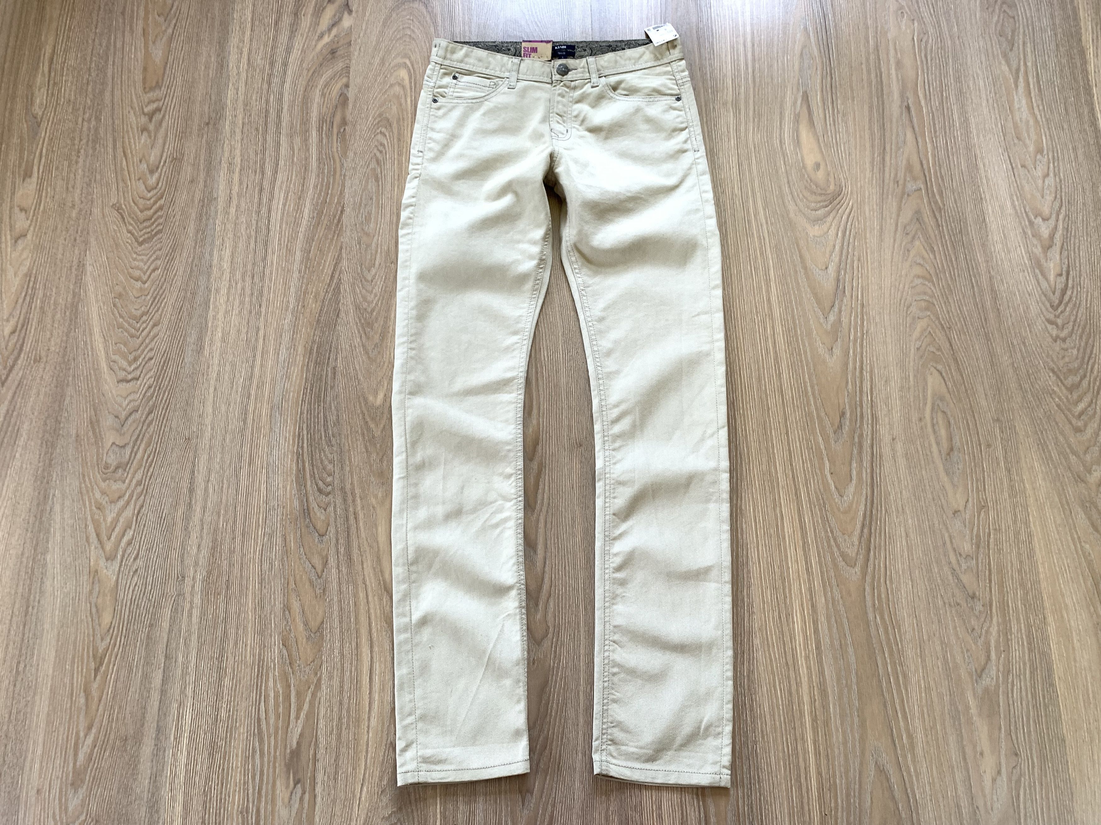 Other Kiabi Slim Fit Beige Denim Jeans Size US 29 - 2 Thumbnail
