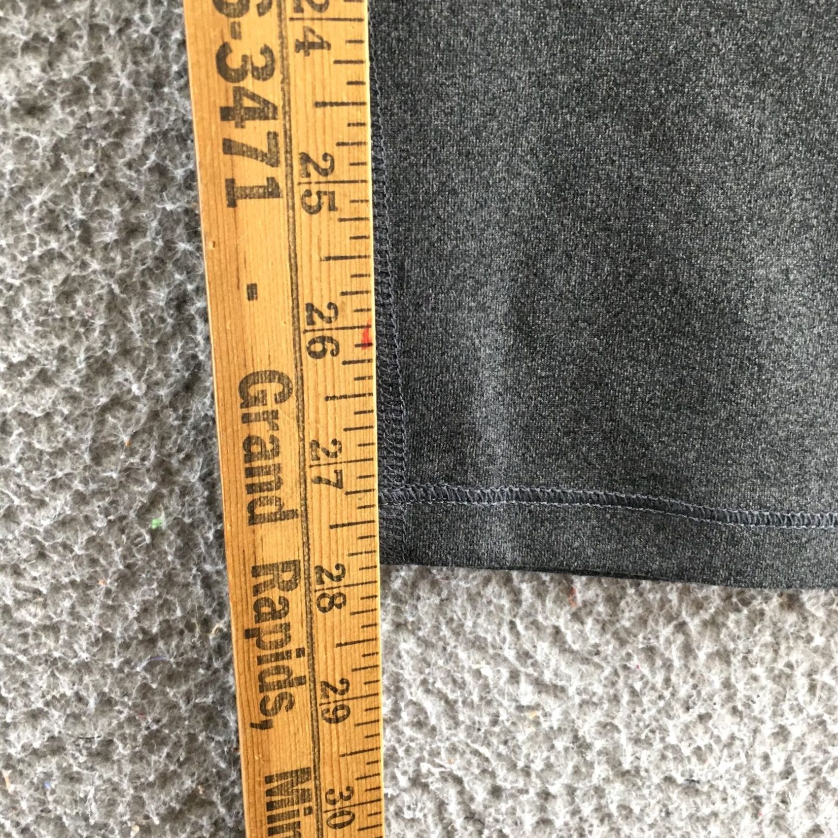 Vintage Just My Size Hanes Leggings Womens 3X Gray Activewear Pull On Elastic Waist NEW Size 40" / US 18 - 7 Thumbnail