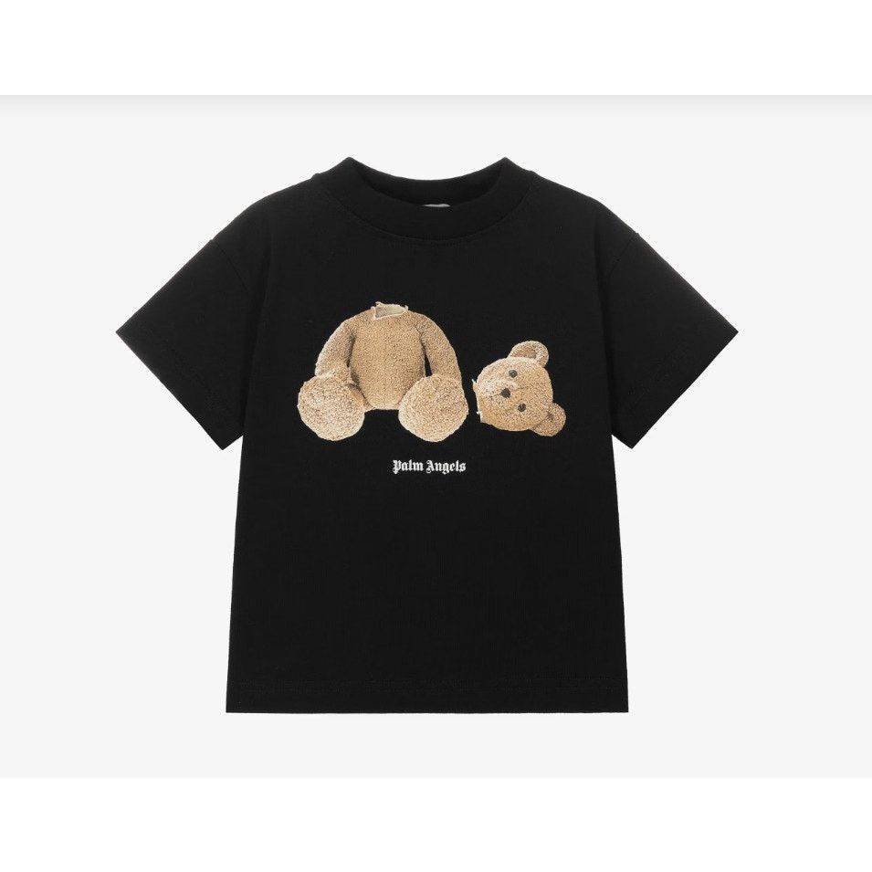 Palm Angels o1rshd1 Q:98+ / Cotton Bear T-Shirt in Black Small Size US S / EU 44-46 / 1 - 1 Thumbnail