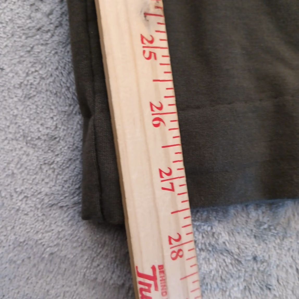 Vintage Chico's Zenergy Ankle Pants Womens 8 Gray Tuxedo Stripe Pull On Elastic Pocket Straight 27.5in Inseam Mens Womens Girls Size 30" / US 8 / IT 44 - 6 Thumbnail