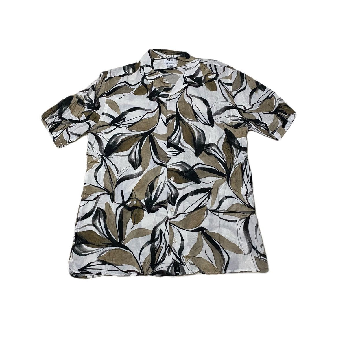 Vintage × Zara Zara Camp Collar Shirt Size US S / EU 44-46 / 1 - 1 Thumbnail