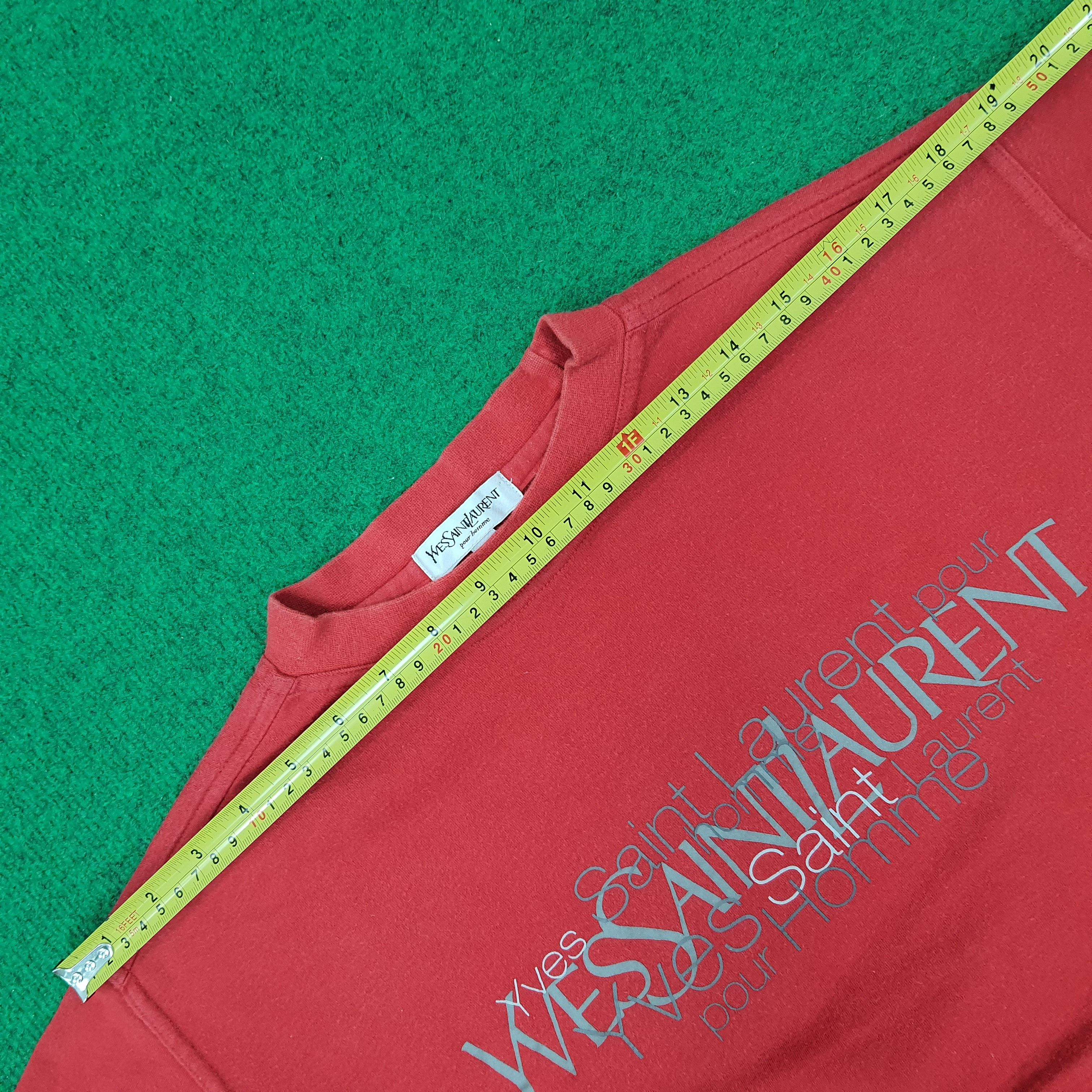 Yves Saint Laurent Vintage Yves Saint Laurent YSL Long Sleeve Tshirt C239N44 Size US L / EU 52-54 / 3 - 7 Thumbnail