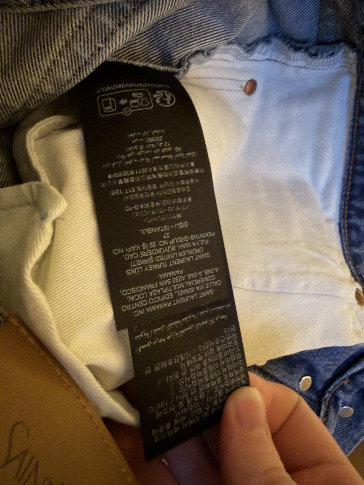 Saint Laurent Paris Saint Laurent mens slim low rise jeans Size US 29 - 8 Thumbnail