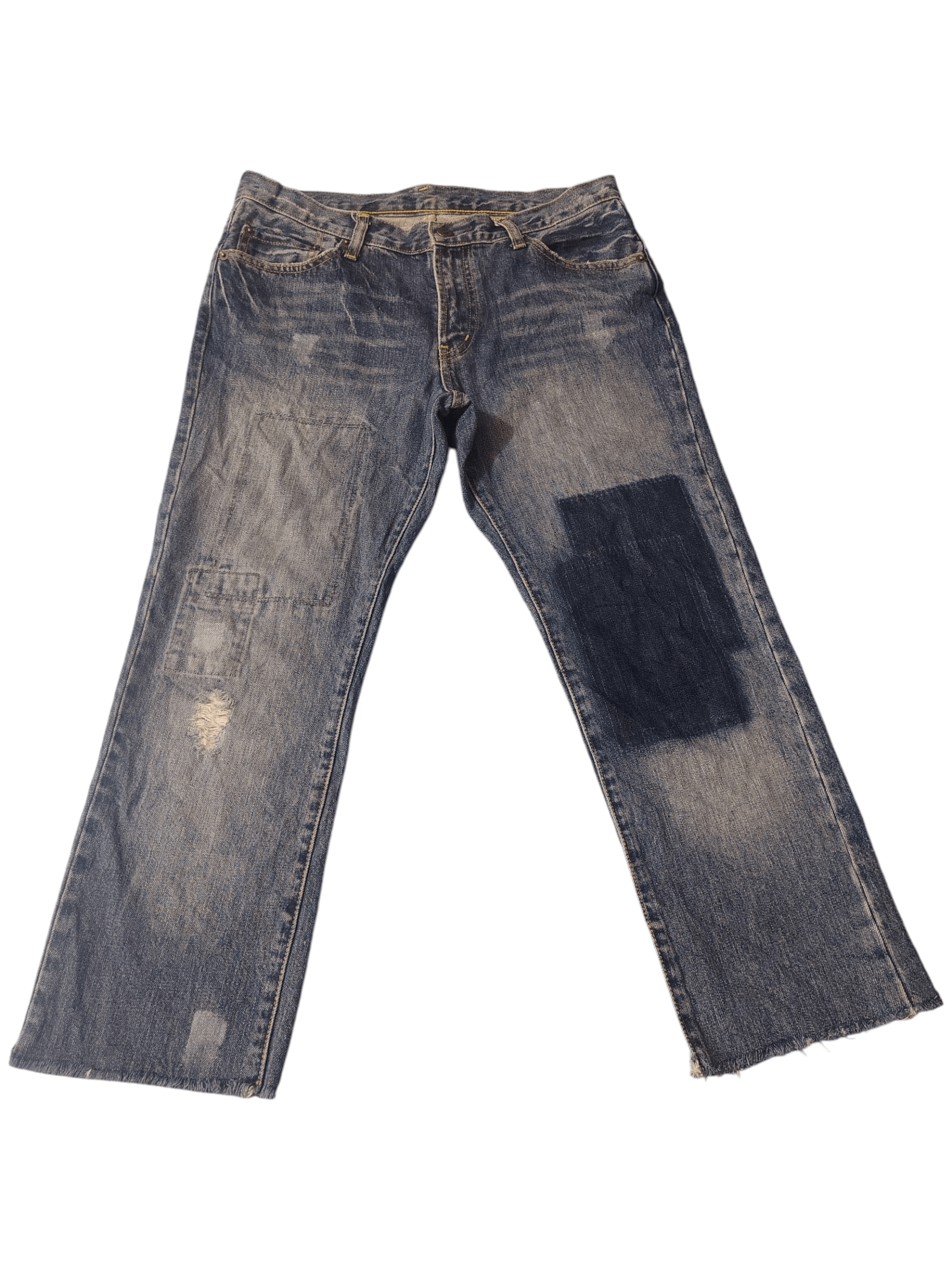 PPFM Japanese PPFM Distressed Jeans Size US 31 - 1 Thumbnail