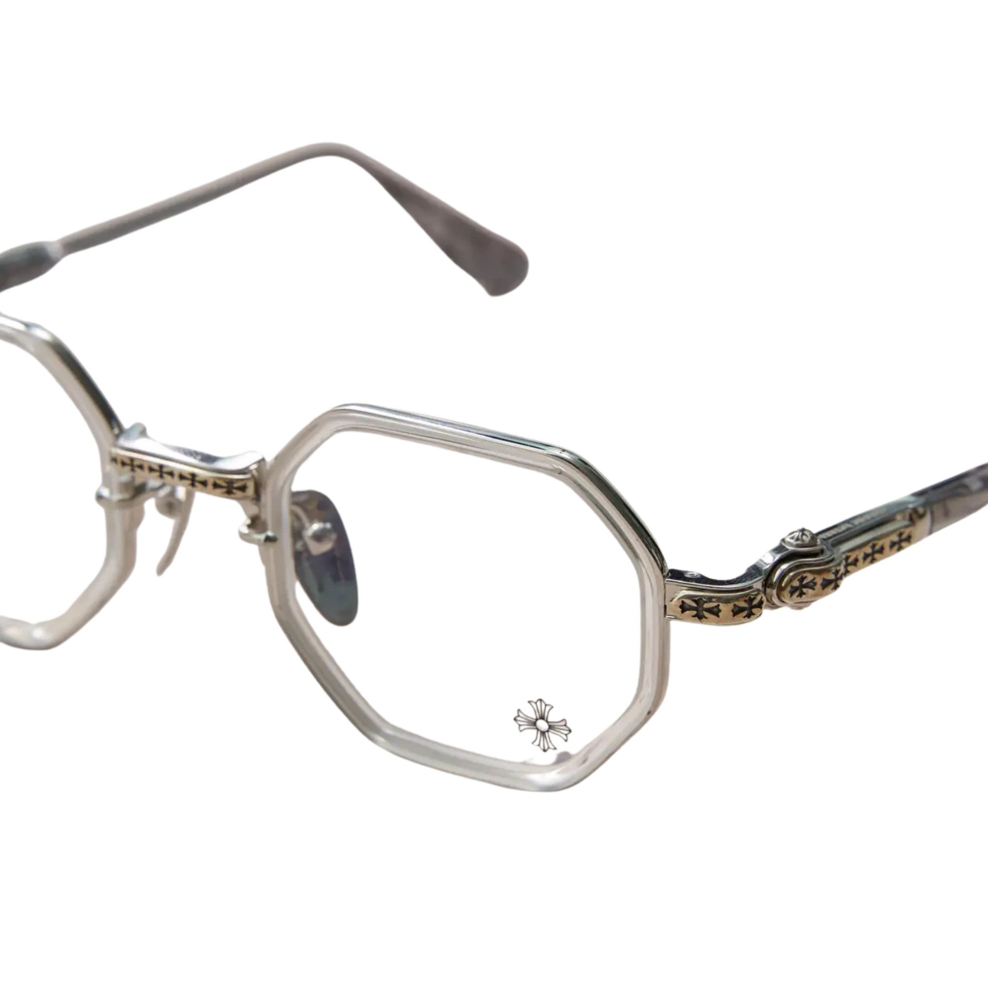 Chrome Hearts CHROME HEARTS TATTERS Crystal Graphite Glasses Size ONE SIZE - 4 Thumbnail