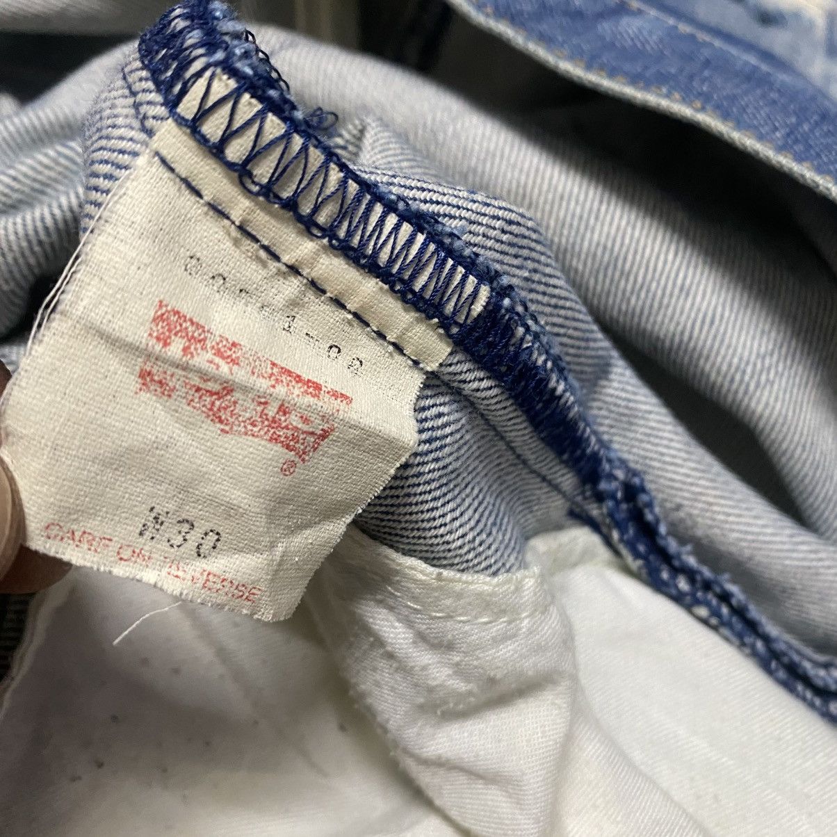 Levi's Vintage Levis Engineered Distressed Jeans Size US 30 / EU 46 - 20 Thumbnail