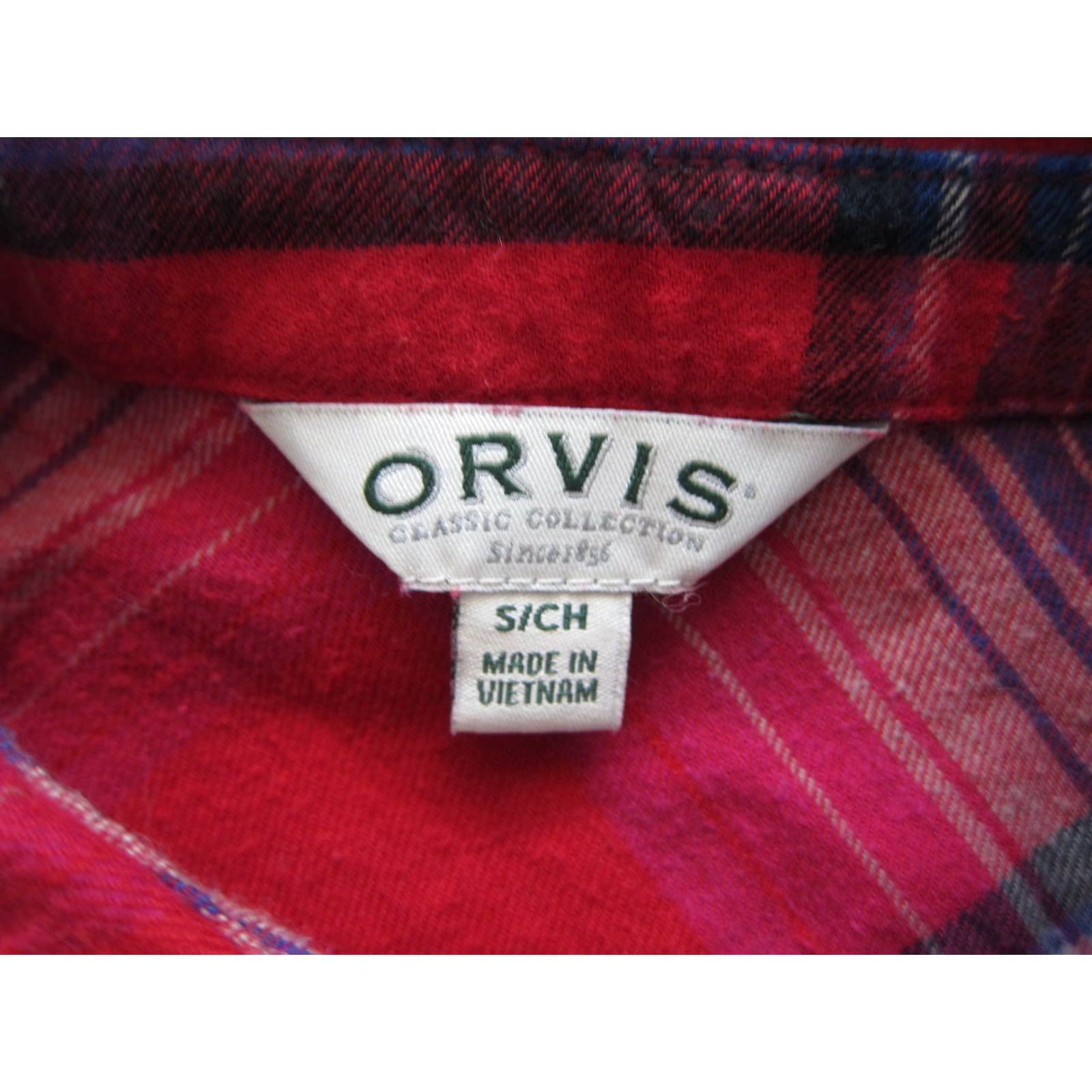Orvis Orvis Cotton Pink Red Plaid Button Down Long Sleeve Shirt Small Women XS-? Size S / US 4 / IT 40 - 3 Thumbnail