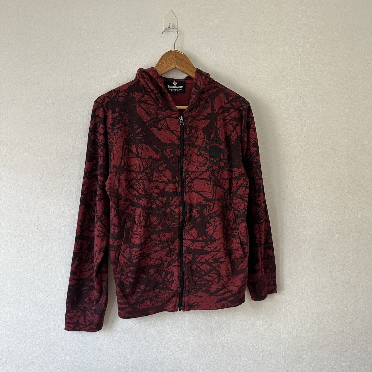 Beaumere Beaumere Skull Splash Zipper Hoodie Size US M / EU 48-50 / 2 - 4 Thumbnail