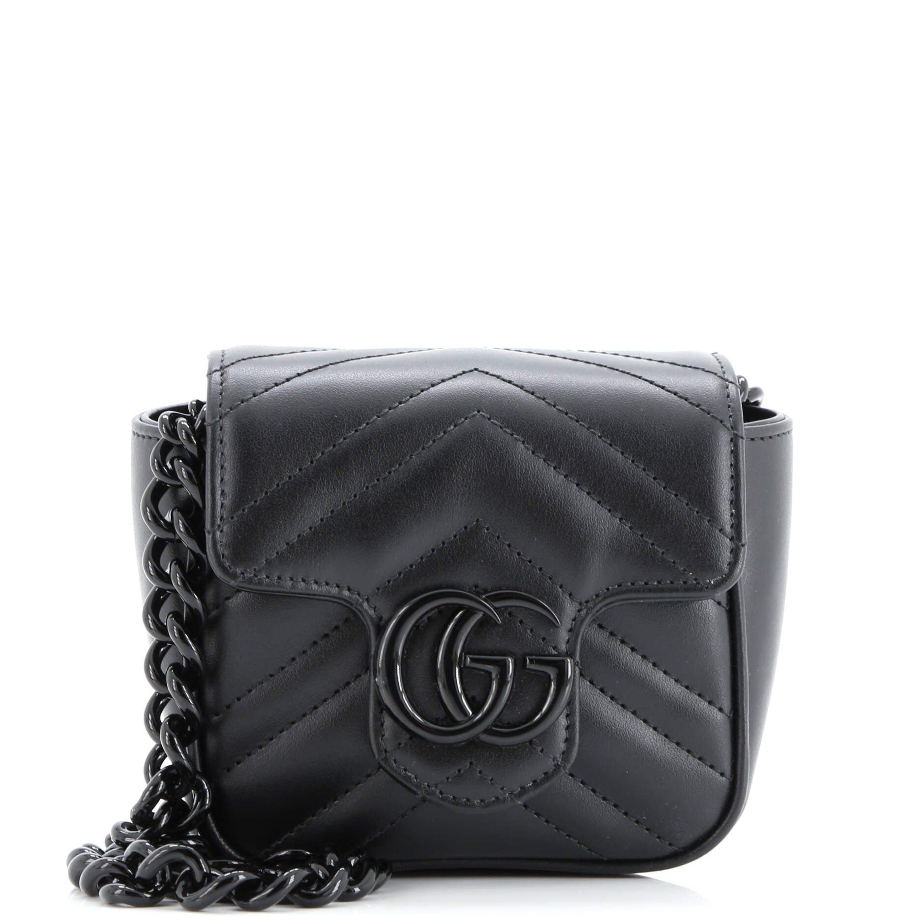 Gucci GG Marmont Flap Belt Bag Size ONE SIZE - 1 Thumbnail