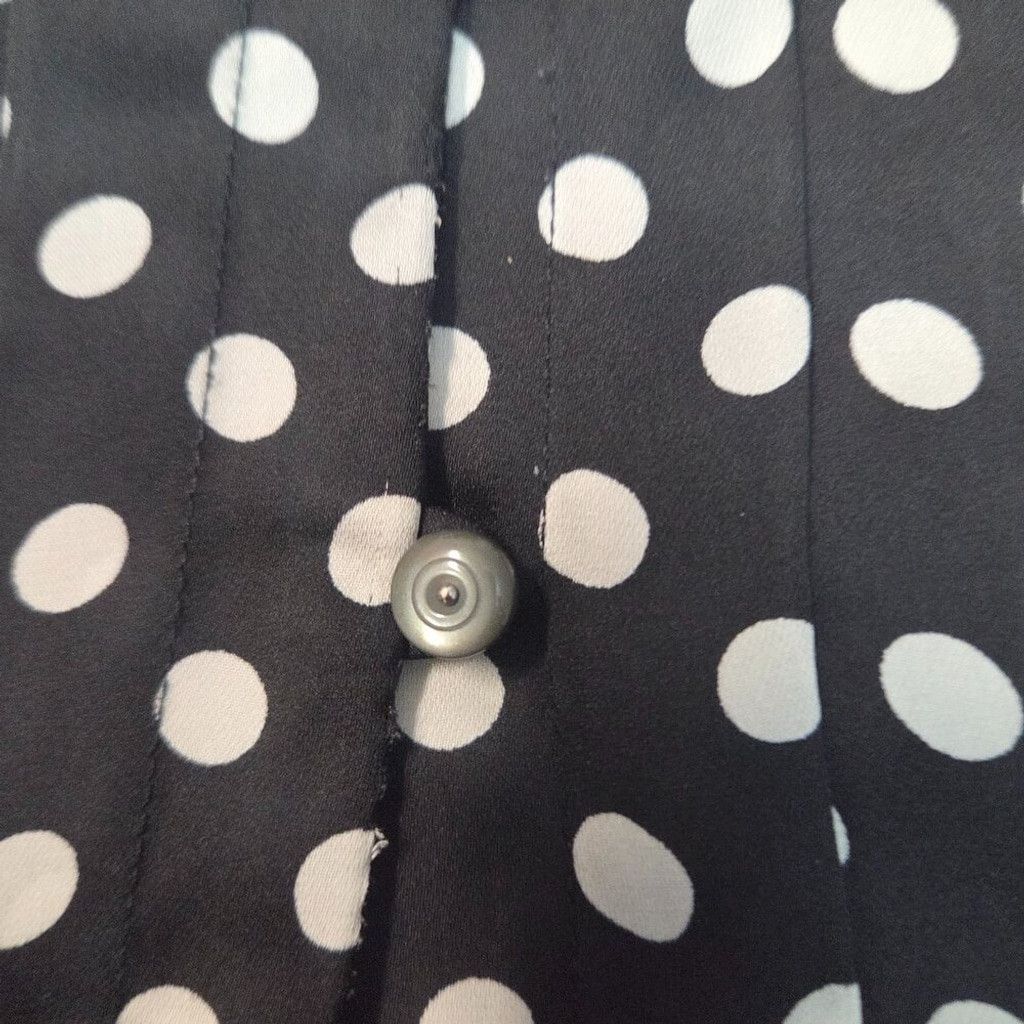 White House Black Market White House Bla Market-Chic &Polka Dot Sleeveless Blouse 2XS Size XXS / US 00 / IT 34 - 6 Thumbnail