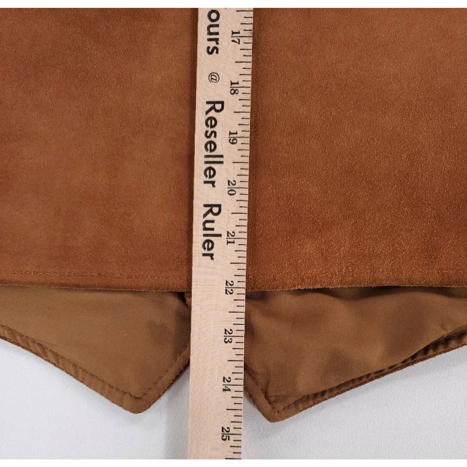 Vintage VINTAGE Pioneer Wear Vest Leather Suede 80s Made USA Albuquerque Mens XL Brown Western, Leather, Vest, XL, Mens, 80s Size US XL / EU 56 / 4 - 6 Thumbnail