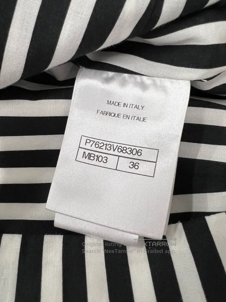 Chanel Chanel 24M striped full double C glitter diamond skirt Size 24" / US 00 / IT 34 - 4 Thumbnail