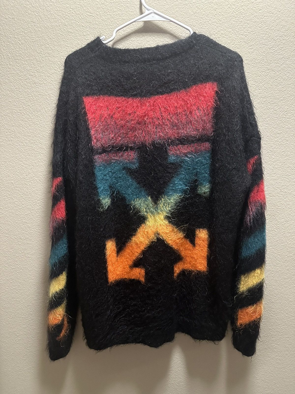 Designer × Off-White Off-White Crewneck Sweater Size US M / EU 48-50 / 2 - 1 Thumbnail