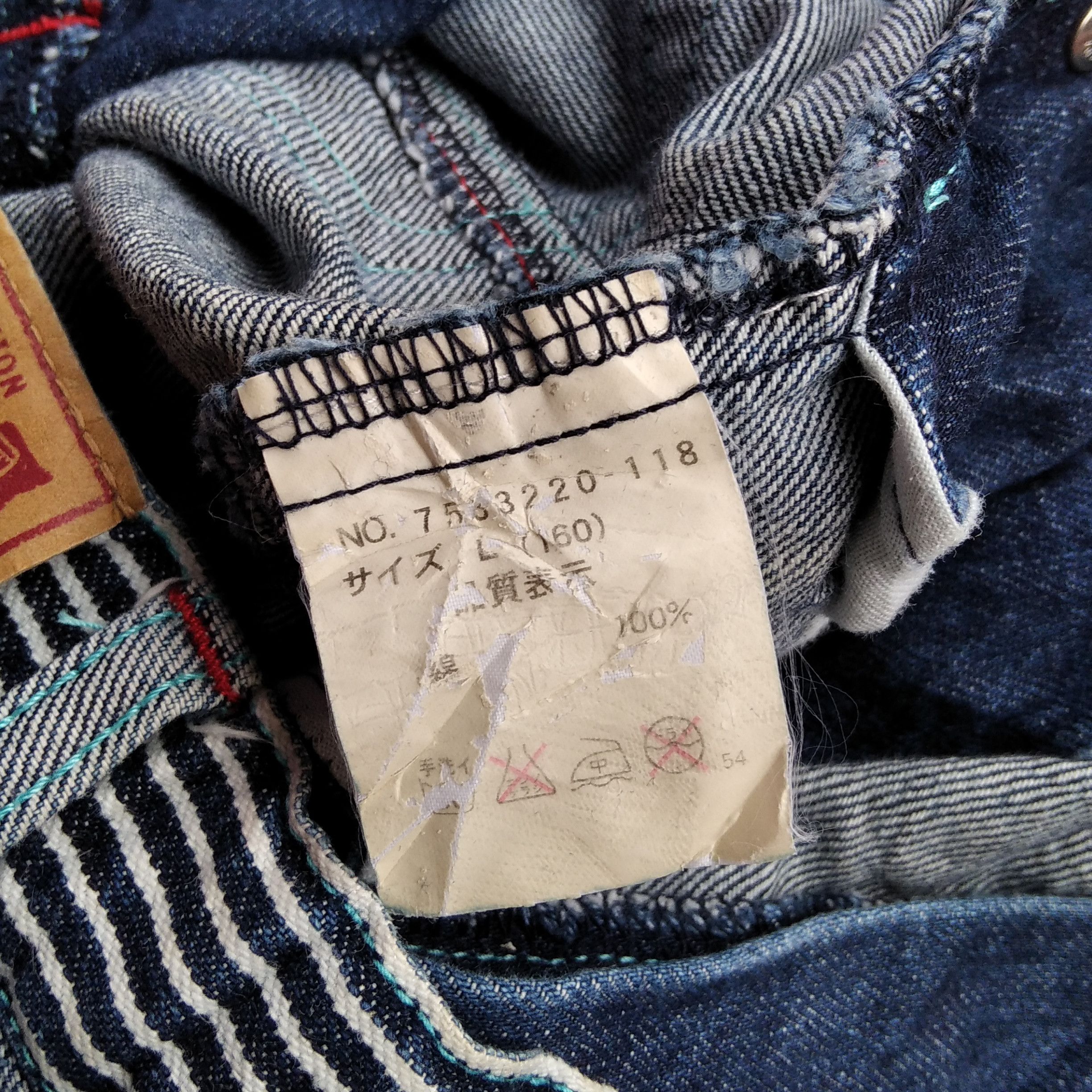 Angel Blue Vintage Late 90's ANGLE BLUE Denim Pants Size 26" / US 2 / IT 38 - 9 Thumbnail