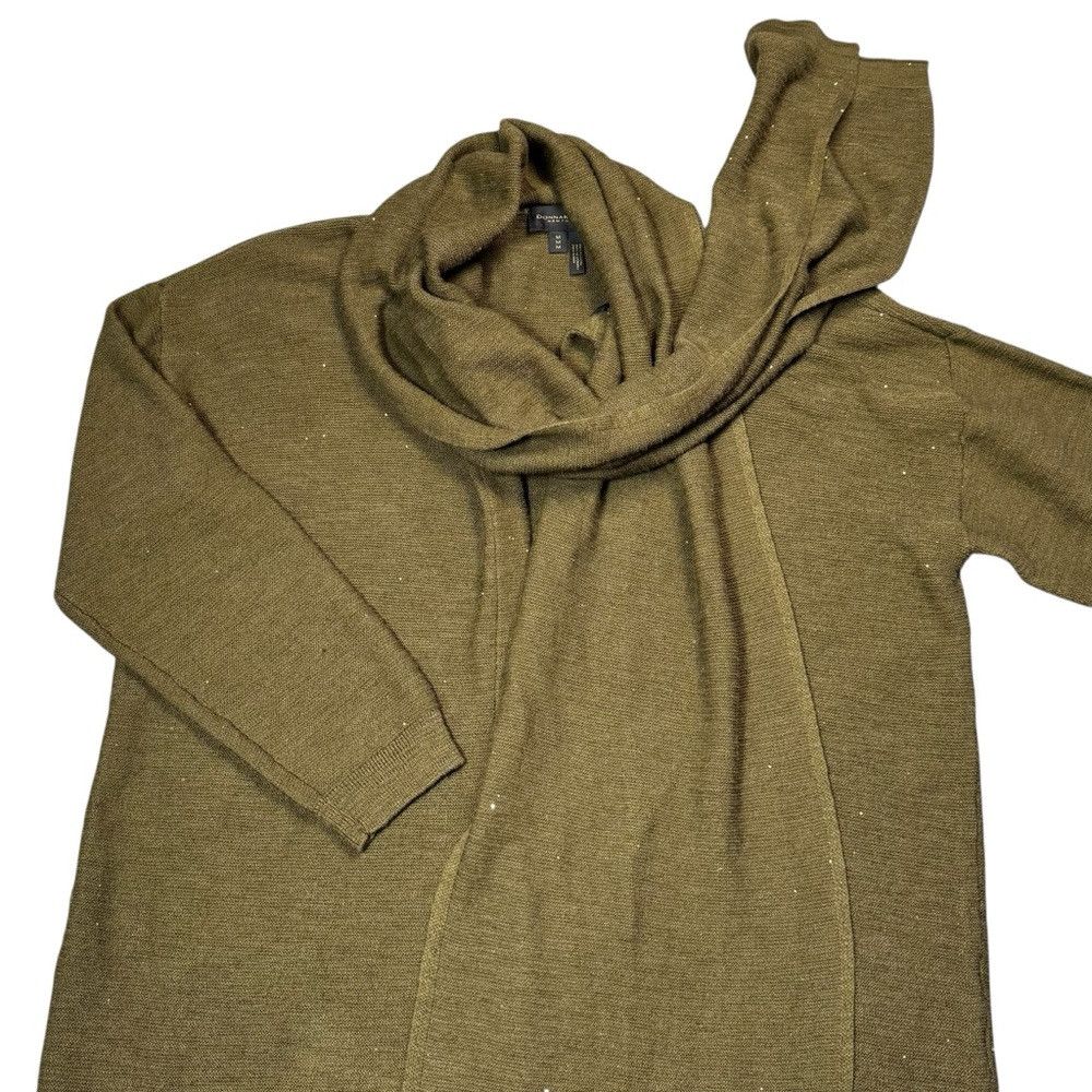 Donna Karan New Donna Karan New York Micro-Sequin Scarf Neck Beech Card Size M / US 6-8 / IT 42-44 - 9 Thumbnail