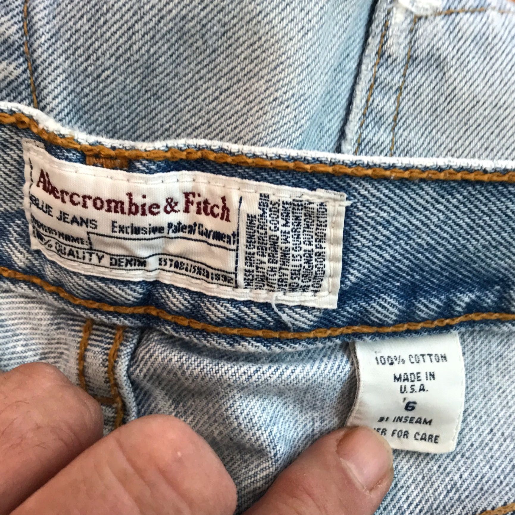 Abercrombie & Fitch Abercrombie & Fitch Women Jeans Bootcut Denim Blue Size 6 Mid Rise 32 In Inseam 31 In 5-Pocket Comfort Pockets Heather? Size 28" / US 6 / IT 42 - 7 Thumbnail