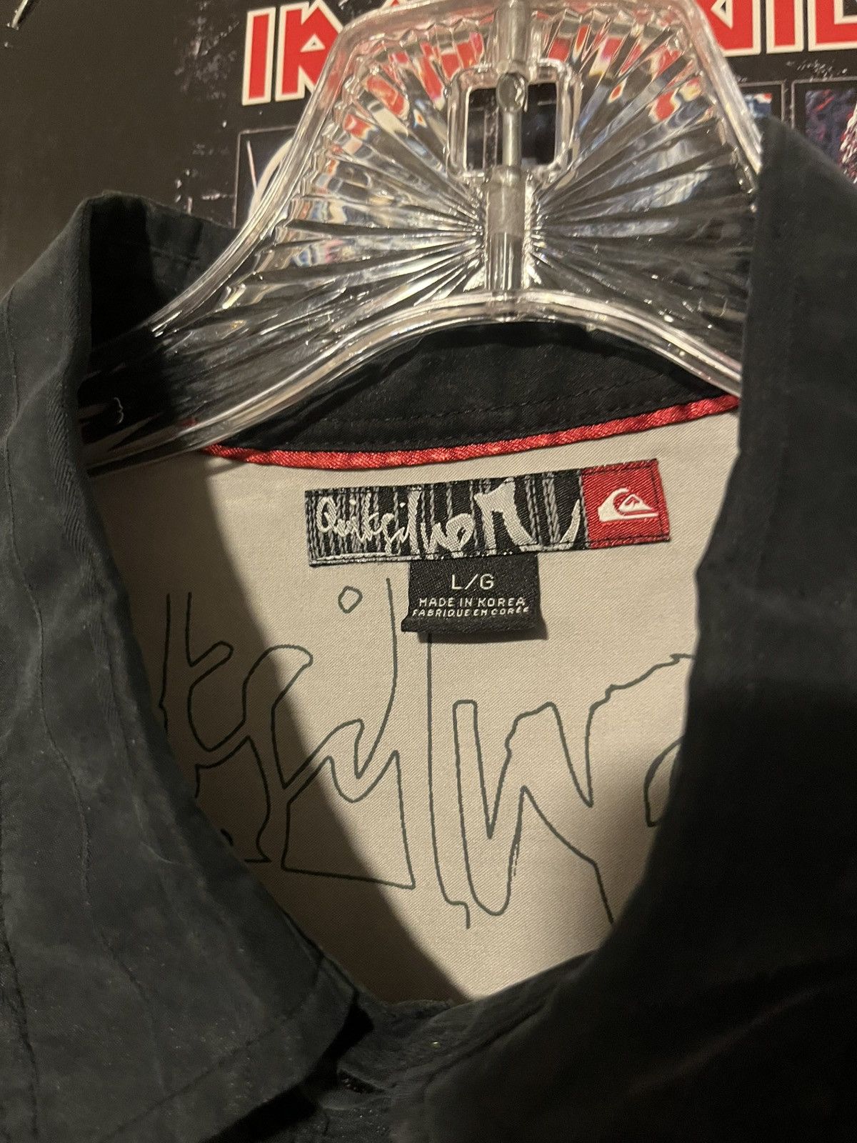 Quicksilver Vintage Y2K 2000’s Quicksilver stripped black button down Size US XL / EU 56 / 4 - 5 Thumbnail