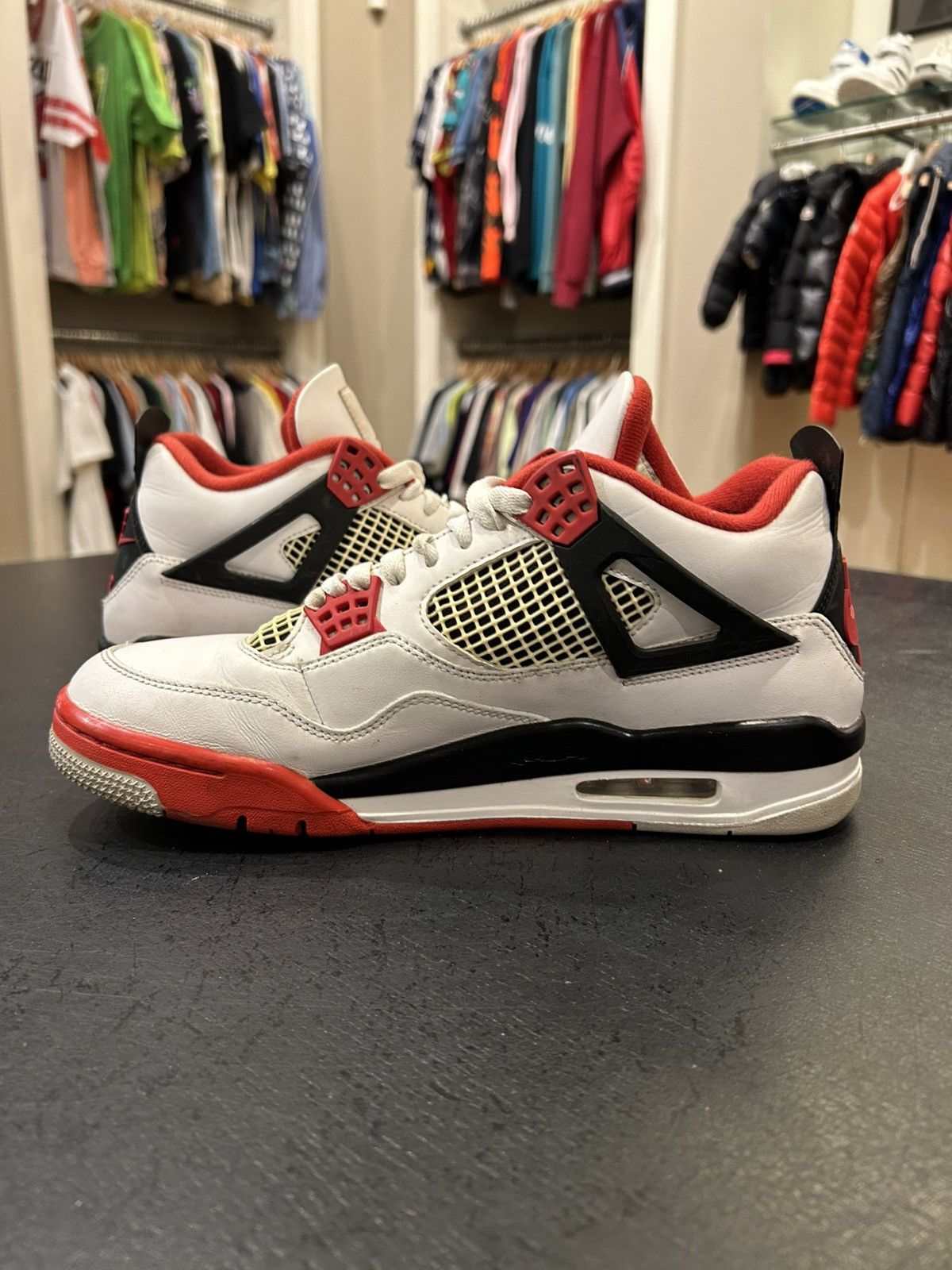 Jordan Brand Jordan 4 Retro ‘Fire Red’ 2020 Size US 10 / EU 43 - 3 Thumbnail