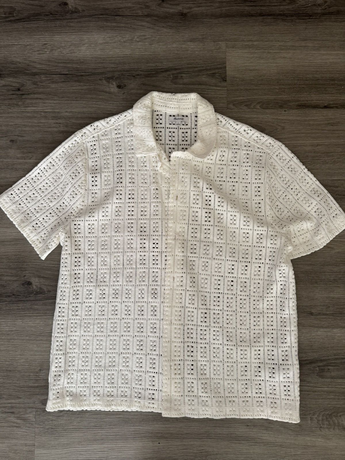 Madewell Never worn Madewell Crochet shirt Size US L / EU 52-54 / 3 - 1 Thumbnail