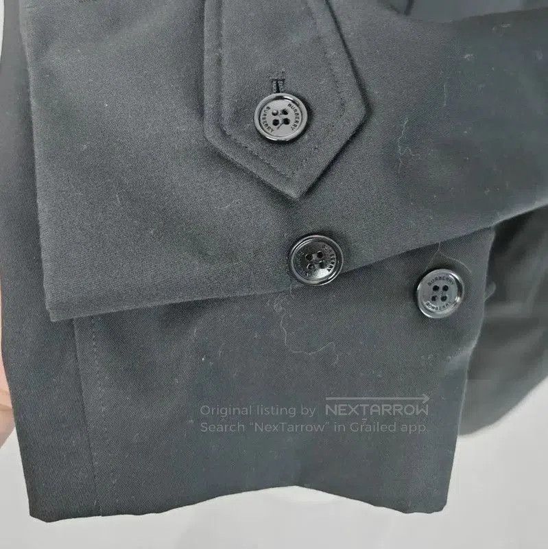 Burberry Burberry Women's Black Mid-Length Trench Coat. Size L / US 10 / IT 46 - 5 Thumbnail