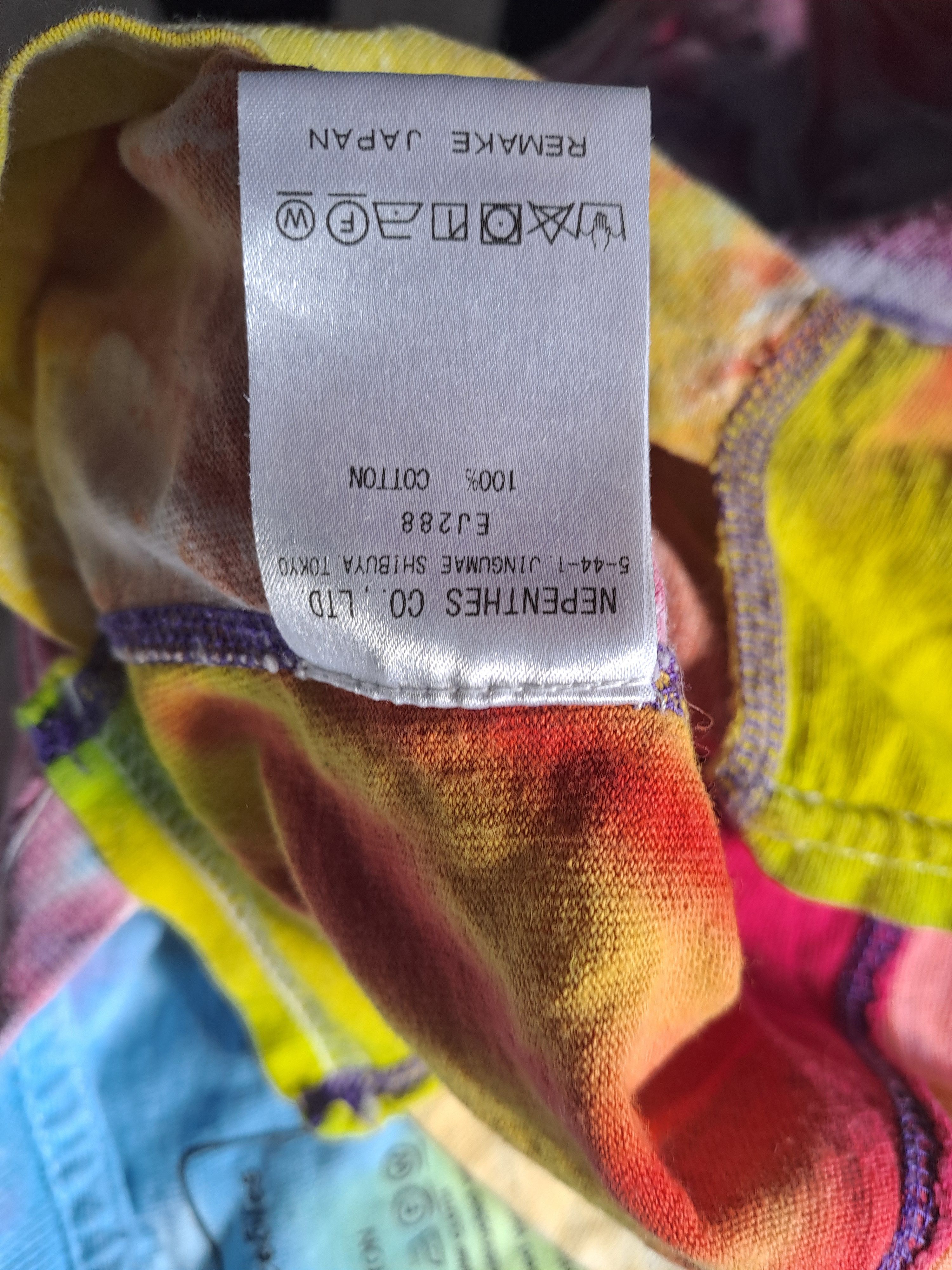 Needles Needles Rebuild Tie-Dye T-Shirt Size US M / EU 48-50 / 2 - 4 Thumbnail