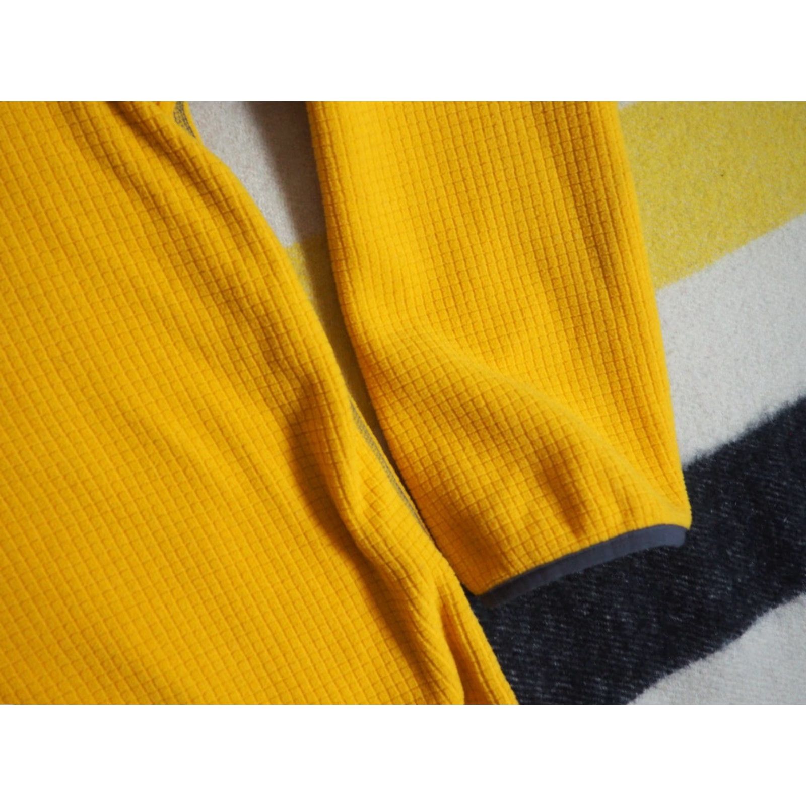 Eddie Bauer VINTAGE Eddie Bauer Jacket 1/4 Zip Fleece Mens 2XL Yellow 2000s Y2k Outdoor Hiking Grid Pullover Size US XXL / EU 58 / 5 - 6 Thumbnail