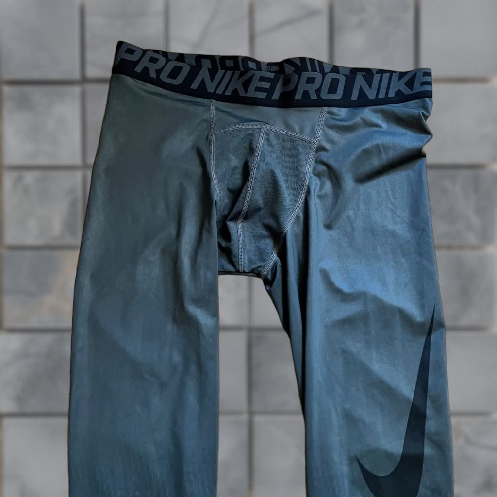 Nike Nike Pants Mens Large Pro 743019 Compression Pro Fit Black Tights Size US 33 - 1 Thumbnail