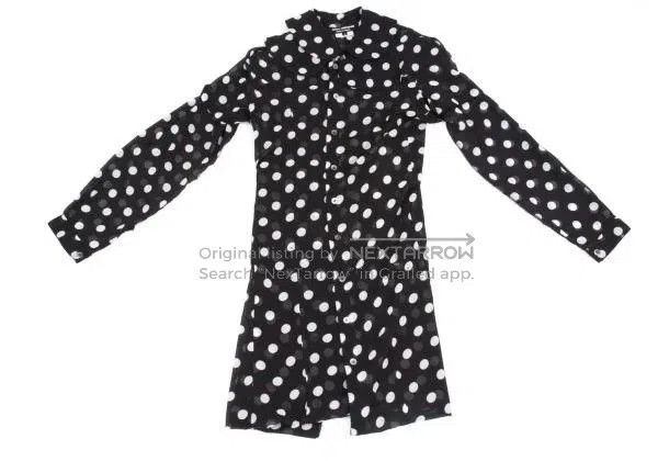 Comme des Garcons Comme Des Garcons Black and white vintage polka dot shirt Size S / US 4 / IT 40 - 2 Thumbnail