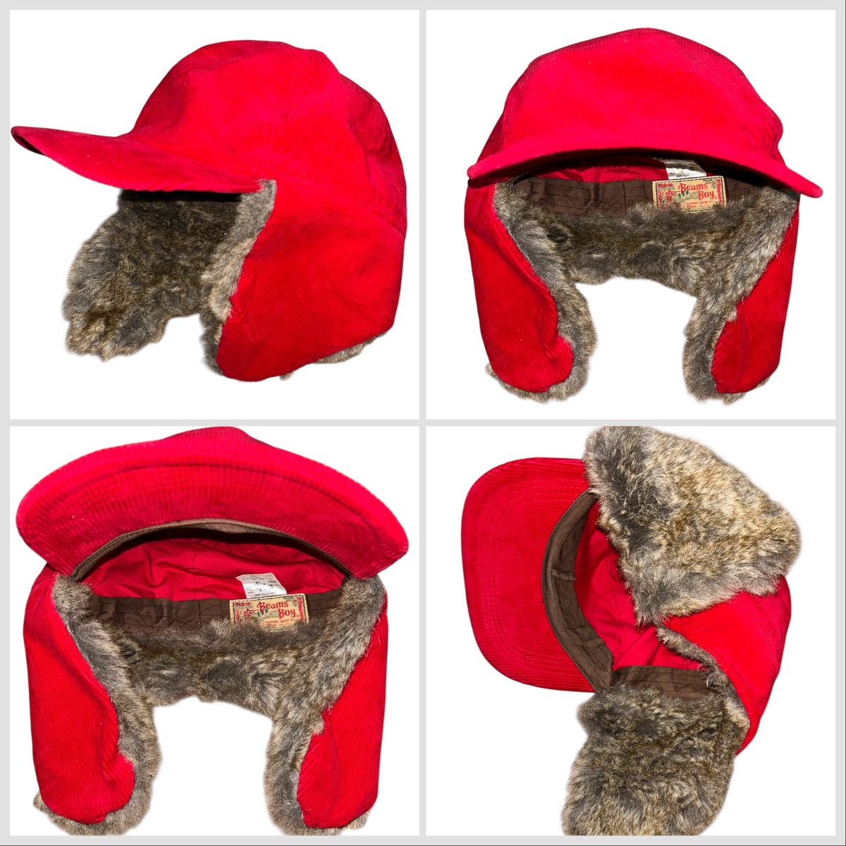 Beams Japan Beams Boy Fur Earflap Cap Size ONE SIZE - 3 Thumbnail