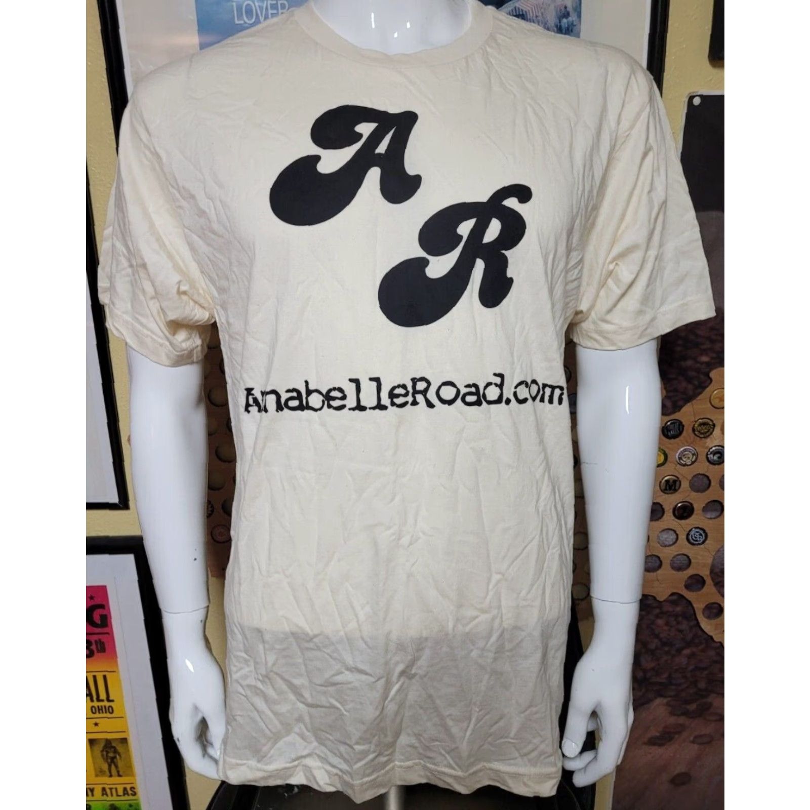 Anvil VINTAGE Anabelle Road T Shirt Country Western Detroit MI Large 2010 NICE Cotton Blend Ivory Crew Neck Short Sleeve Anvil Graphic Tee Mens Size US L / EU 52-54 / 3 - 2 Thumbnail