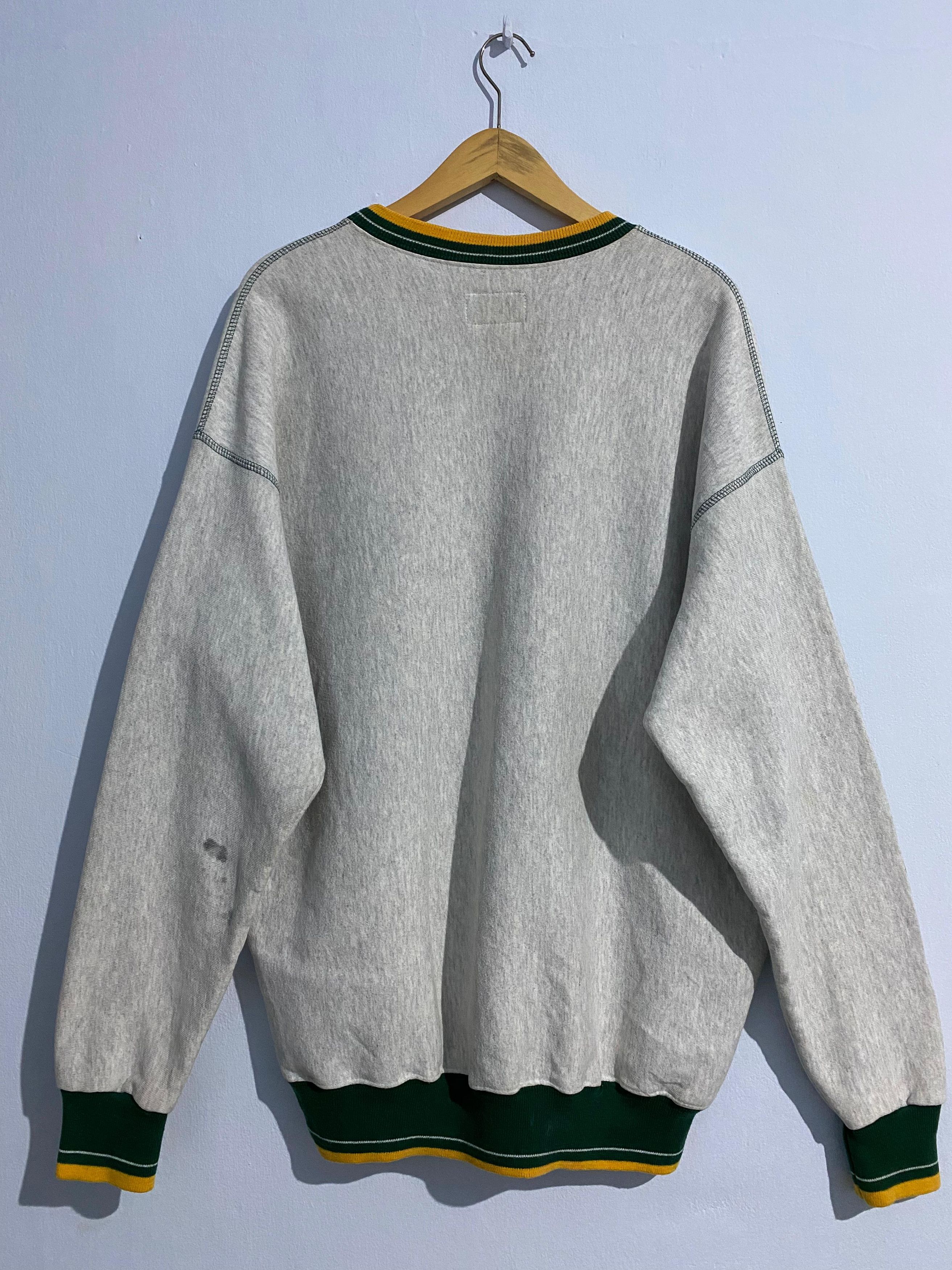 NFL Vintage 90 green bay packers G football NFL sweatshirt Size US XL / EU 56 / 4 - 4 Thumbnail