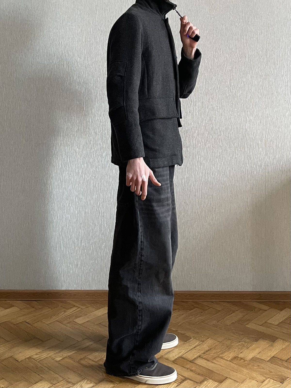 Levi's 1999 Levi’s ALL-DUTY: A Woolen 1/2 Coat Heavyweight Jacket Size US M / EU 48-50 / 2 - 6 Thumbnail