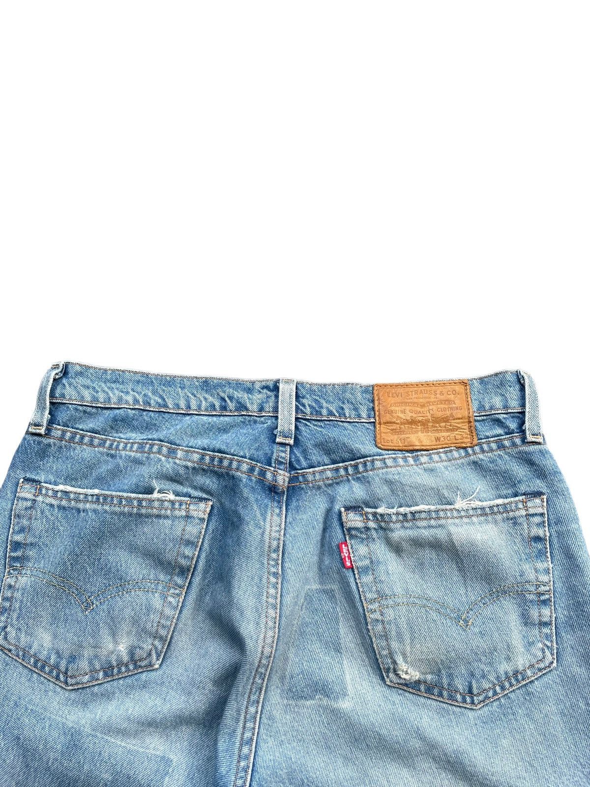 If Six Was Nine × Levi's Levis 511 E Distresed Denim Size US 32 / EU 48 - 11 Thumbnail