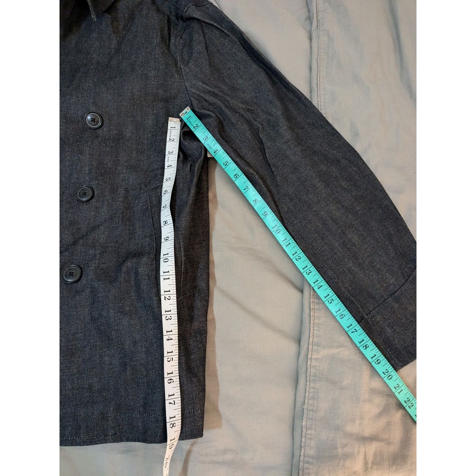 Gap GAP Men - 1969 Premium Denim Peacoat/ Sz M / NWOT Size US M / EU 48-50 / 2 - 8 Thumbnail